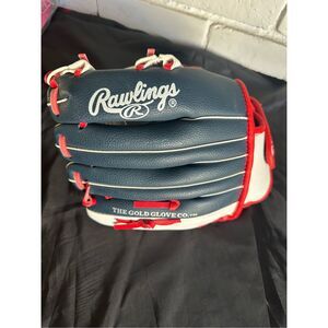 Rawlings BaseBall kids Leather Palm Glove Right Hand Thrower 11”